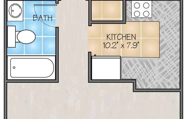 1 bed, 1 bath, 678 sqft, $1,585, Unit 02