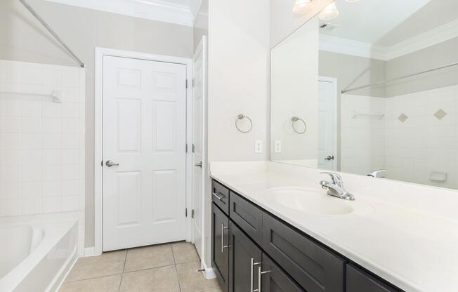 Bathroom at Emerson at Cherry Lane Apartments in Laurel, MD