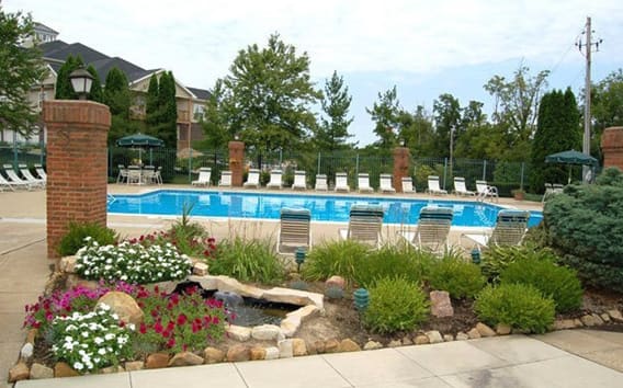 Sparkling Swimming Pool at Hunt Club Apartments, Integrity Realty, Copley, Ohio, 44321