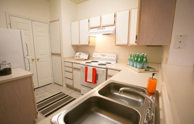 Sink With Faucet at Center Point Apartments, Indianapolis