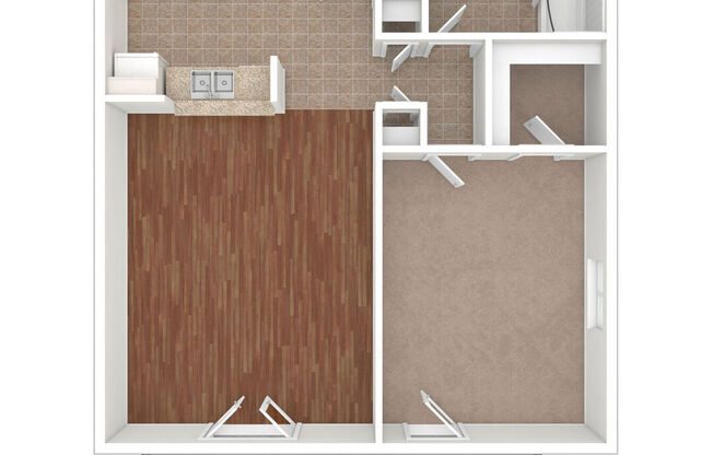 1 bed, 1 bath, 781 sqft, $3,432