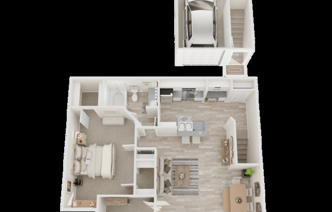 1 bed, 1 bath, 936 sqft, $1,745