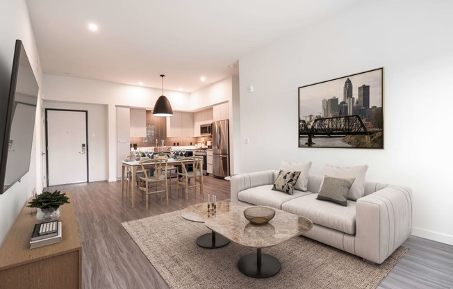 Living Room Views at The Herald Apartments