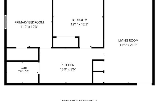 2 beds, 1 bath, 725 sqft, $1,147, Unit 1301-B