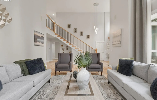 **$1500 OFF SECOND MONTH'S RENT WITH A LEASE SIGNED BY 10/9/2026** Stunning Luxury Home Tucked Away on a Dead-end Street in Coveted Garden Home!