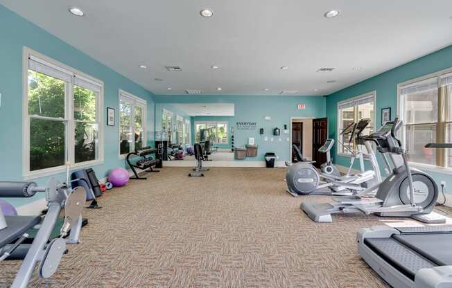 Fitness Center With Cardio Equipment