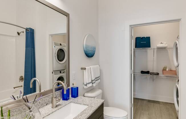 Bathroom at Link Apartments® Grant Park, Atlanta, GA, 30312