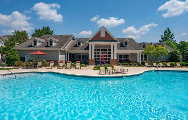 Resort-Inspired Saline Swimming Pool with Lounge Chairs and WiFI Hotspot at Ashby at Ross Bridge, Hoover, AL 35226