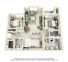 2 beds, 1 bath, 1,023 sqft, $1,946