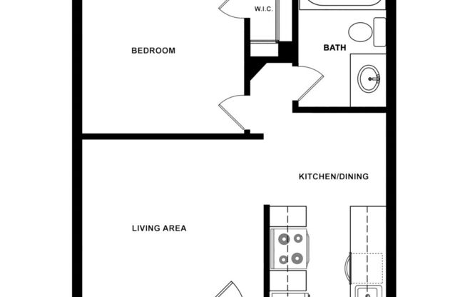 1 bed, 1 bath, 650 sqft, $1,895