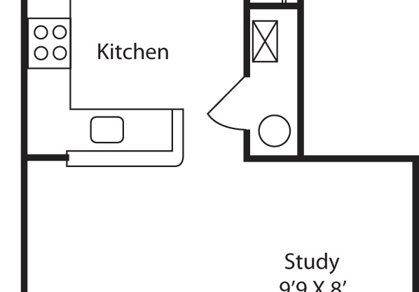 Studio, 1 bath, 637 sqft, $2,463, Unit 920