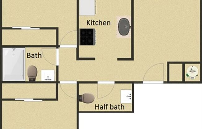 2 beds, 1.5 baths, 900 sqft, $1,500, Unit 54