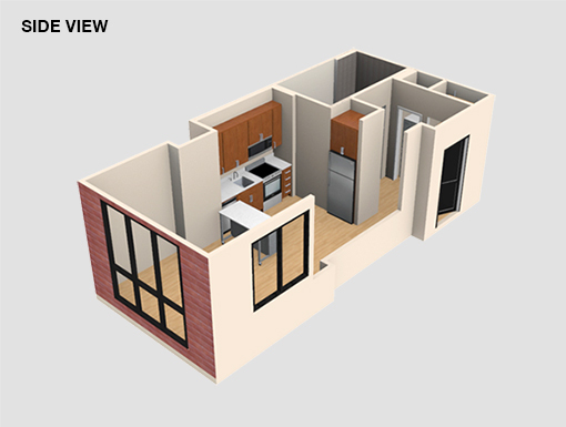 Studio, 1 bath, $2,250, Unit 601