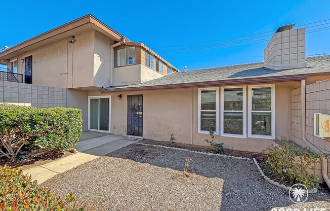 Charming 2BD/2BA Condo in El Cajon W/ A/C, W/D, Front/Back Patio, & Community Pool!