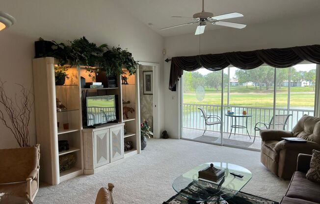 Beautifully Furnished condo located at Tara Preserve 2-Bedroom 2 bath Condo with Den & a 1 Car Garage