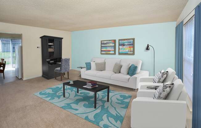 Woodbriar Apartments Living Room