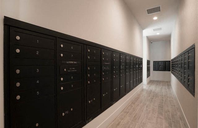 Package Lockers at Metro Mission Valley, California