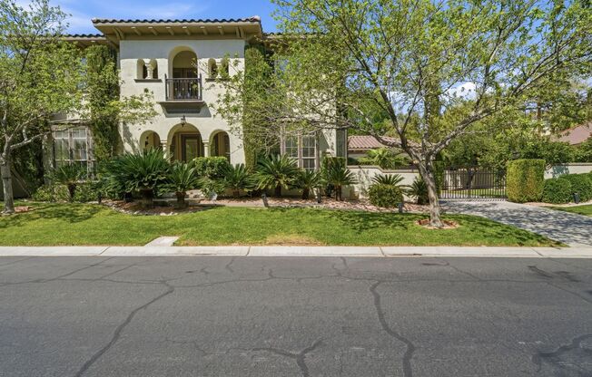 Private Gated Christopher Homes Estate in The Vineyards | Resort-Style Backyard & Strip Views