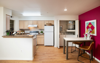 Each of our floorplans enjoys washer and dryer hook ups along with spacious flex spaces which can function as a office, study, or dining room.