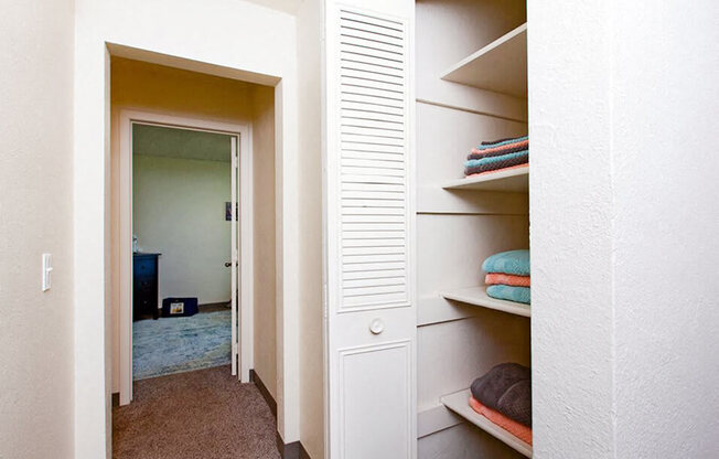 Brooklyn Park Apartments storage closet