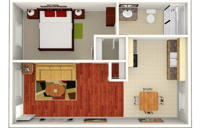 1 bed, 1 bath, 685 sqft, $2,250, Unit 0057