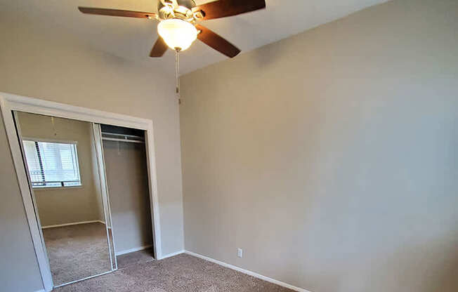 Bedroom with closet at GEORGETOWN PARK, Georgetown, TX, 78628