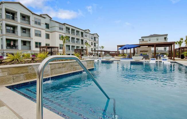 Swimming pool at Park at Bayside, Rowlett, TX