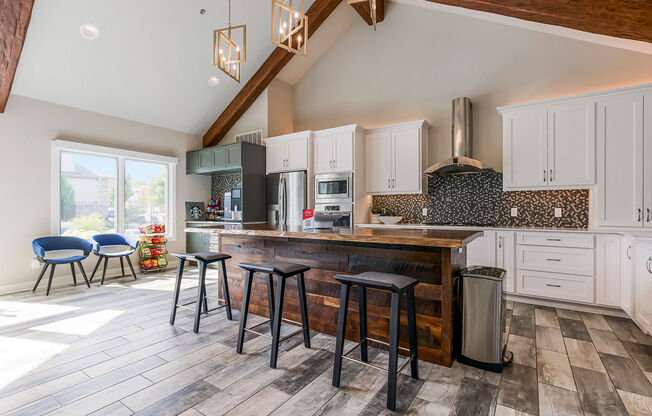 Catering Kitchen at Prairie Pines Townhomes, Kansas