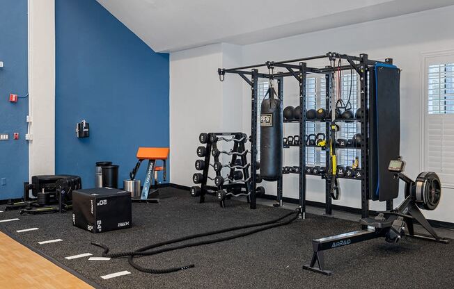 Crossfit area of the fitness center