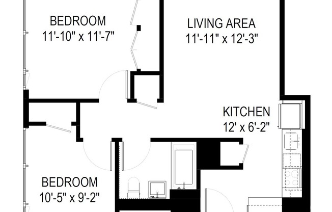2 beds, 1 bath, $4,495, Unit 361