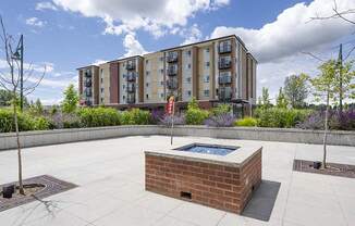 Mill Creek Apartments - Farm By Vintage - Outdoor Courtyard with Beautiful Landscaping