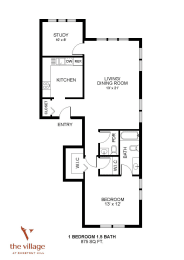 1 bed, 1.5 baths, 875 sqft, $1,625