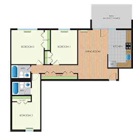 3 beds, 2 baths, 1,100 sqft, $3,100