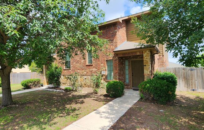 Townhome with attached double car garage