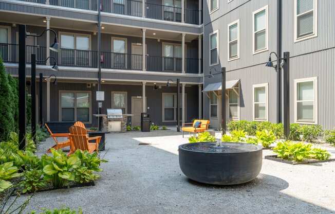 Courtyard with Greenery