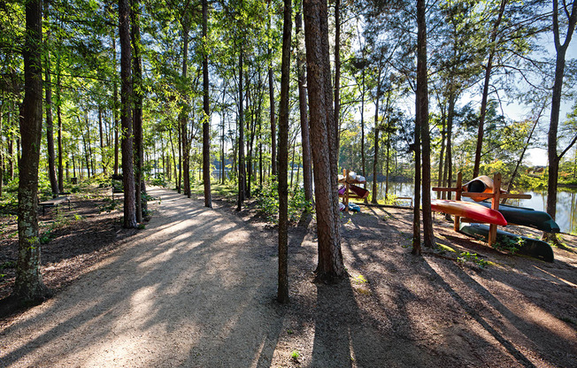 Walking Trail with Lake Views