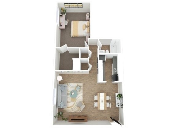 1 bed, 1 bath, 751 sqft, $849