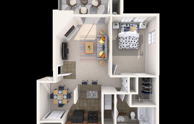 1 bed, 1 bath, 650 sqft, $1,480