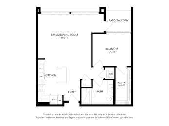 1 bed, 1 bath, 892 sqft, $2,925