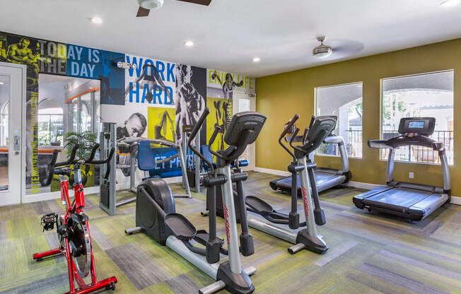 Gym at Boulders at Lookout Mountain Apartment Homes, Phoenix