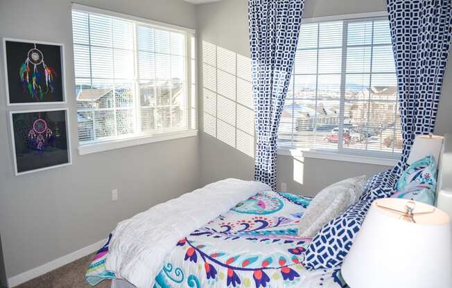 Bedroom at Black Feather Apartments in Castle Rock, CO