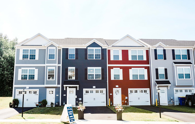 Property exterior at Hudson Ridge, Pennsylvania.