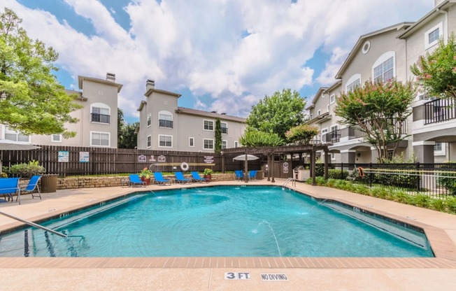 resort style pool