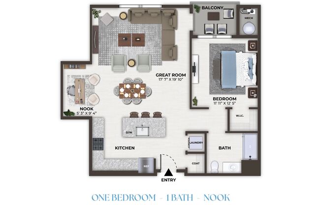1 bed, 1 bath, 878 sqft, $2,766, Unit 1413