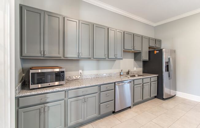 kitchen in clubhouse
