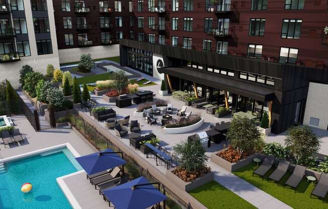resort-style patio
