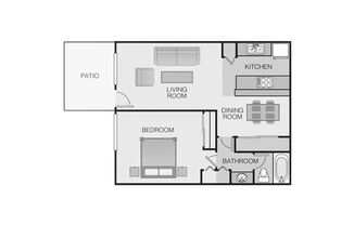 1 bed, 1 bath, 672 sqft, $1,900, Unit 181-150