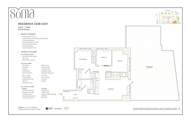 3 beds, 2 baths, $11,295, Unit 2338