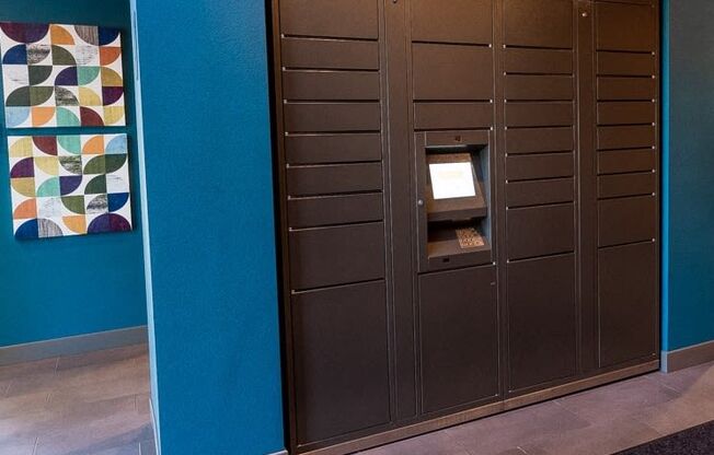 Tacoma Apartments - The Lodge at Madrona Apartments - Package Lockers