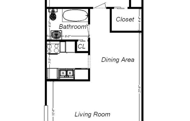 1 bed, 1 bath, 675 sqft, $1,189, Unit 5720 Stanton Ave. #304